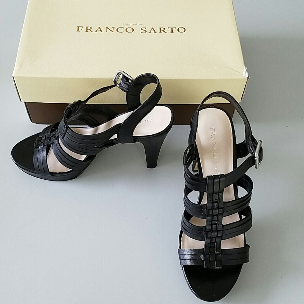 Franco Sarto Mena black heels